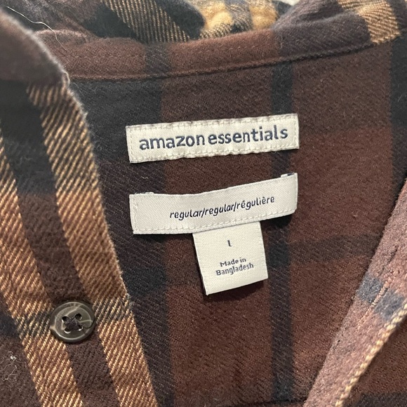 Amazon Essentials Flannel Size Large - Picture 2 of 2